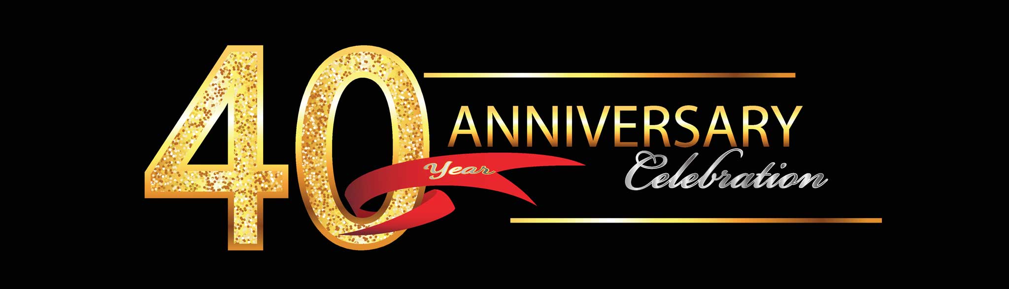 40th Anniversary banner
